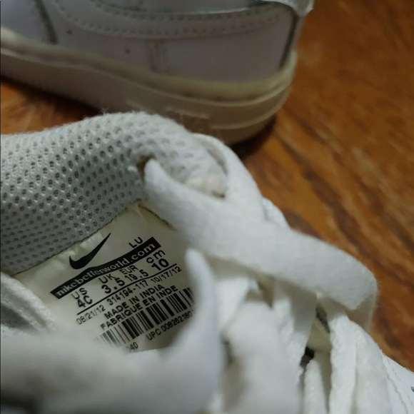 nike air force 1 Boys 4c nice vintage/distressed - Picture 9 of 9